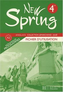 New Spring anglais 4e, A2 : fichier d'utilisation