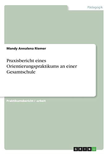 Praxisbericht eines Orientierungspraktikums an einer Gesamtschule