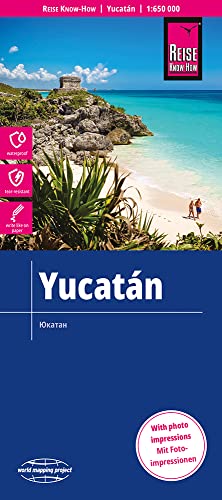 World Mapping Project   Reise Know-How Landkarte Yukatán   Yucatán (1650000) - Reise Know-How Verlag Peter Rump GmbH Karte (im Sinne von Landkarte)