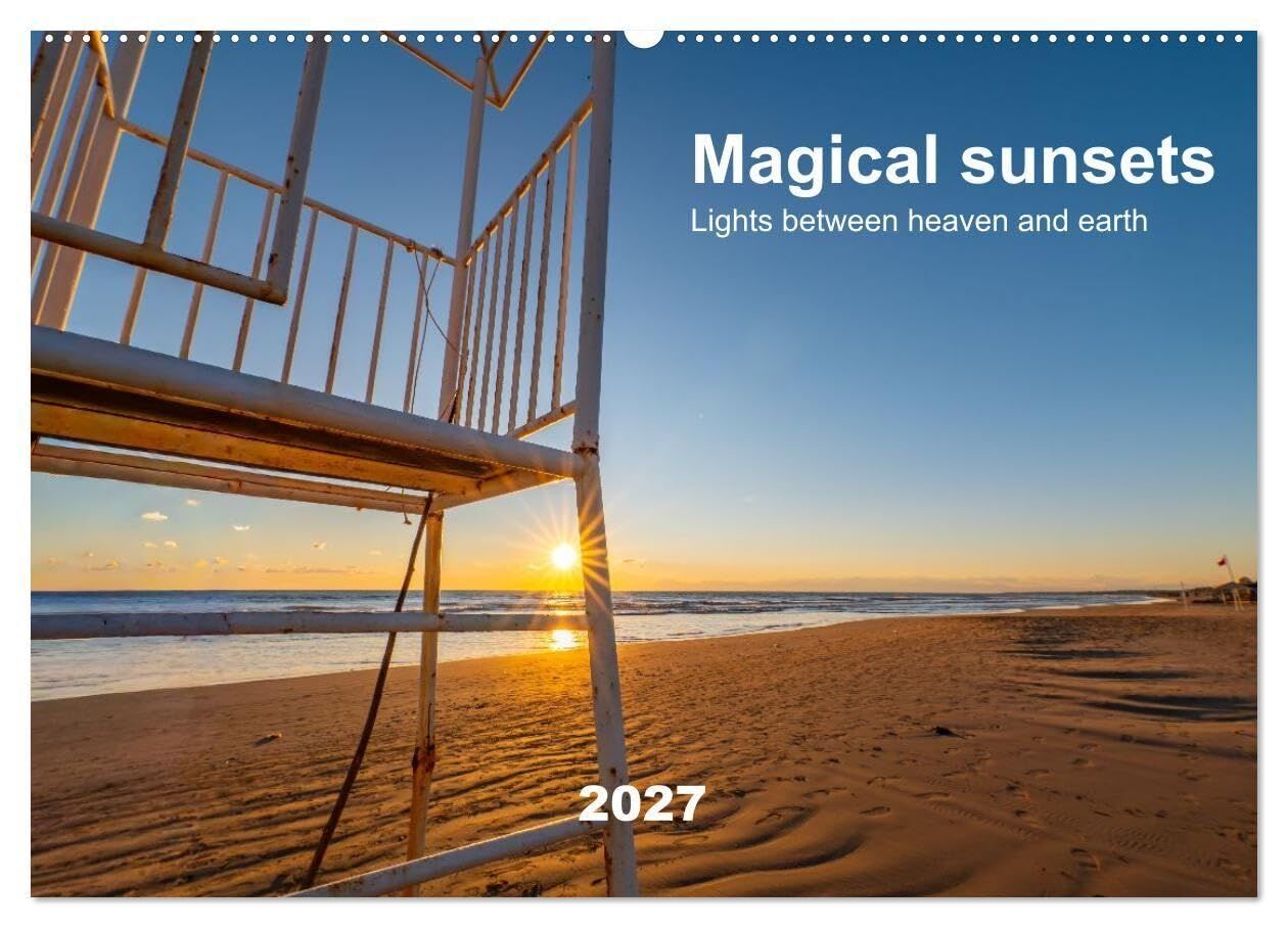 Magical sunsets. Lights between heaven and earth (Wall Calendar 2027 DIN A2 landscape), CALVENDO 12 Month Wall Calendar