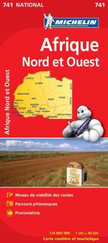 Carte Afrique Nord et Ouest Michelin