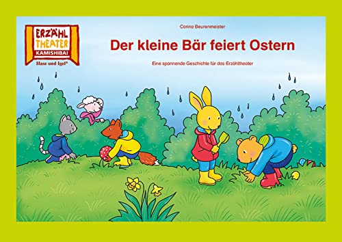 Kamishibai: Der kleine Bär feiert Ostern: 7 Bildkarten für das Erzähltheater