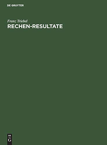 Rechen-Resultate: Tabellen zum Ablesen der Resultate von Multiplikationen und Divisionen bis 100 x 1000=100000 in Bruchteilen und ganzen Zahlen. ... für Stückzahl-, Lohn- und Prozentberechnungen