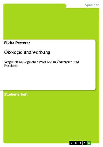 Ökologie und Werbung: Vergleich ökologischer Produkte in Österreich und Russland