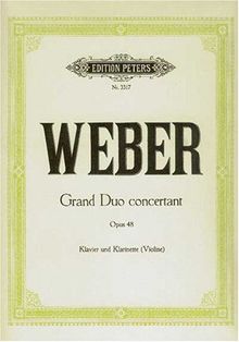Grand Duo Concertant Es-Dur Op 48. Klarinette, Violine, Klavier