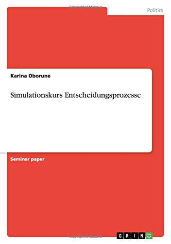 Simulationskurs Entscheidungsprozesse