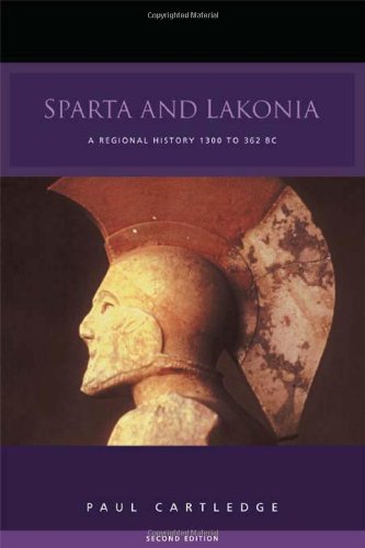 Paul Cartledge Sparta And Lakonia, A Regional History 1300-362 Bc