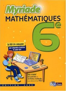 Mathématiques, 6e : manuel de l'élève