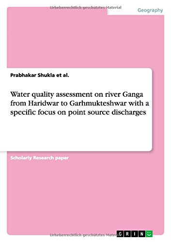 Water quality assessment on river Ganga from Haridwar to Garhmukteshwar with a specific focus on point source discharges