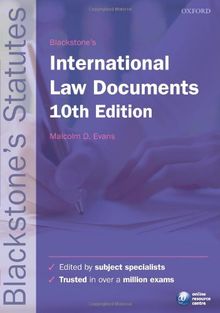 Blackstone's International Law Documents (Blackstone's Statutes)