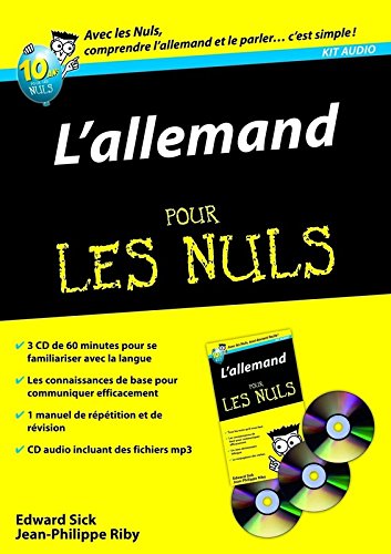 L'allemand Pour Les Nuls : Kit Audio (1cd Audio)
