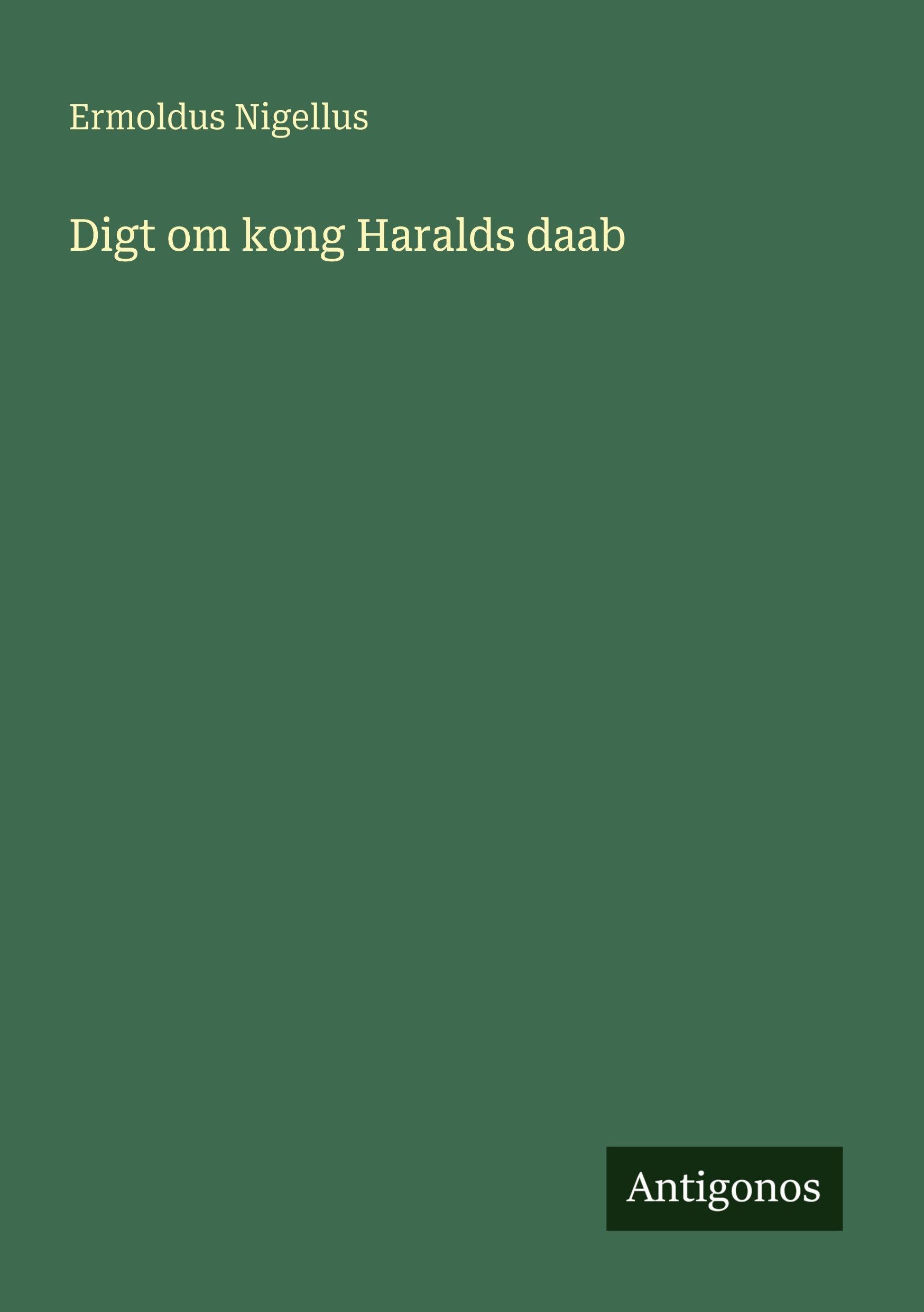 Digt om kong Haralds daab