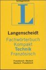 Langenscheidt Fachwörterbuch Kompakt Technik, Französisch