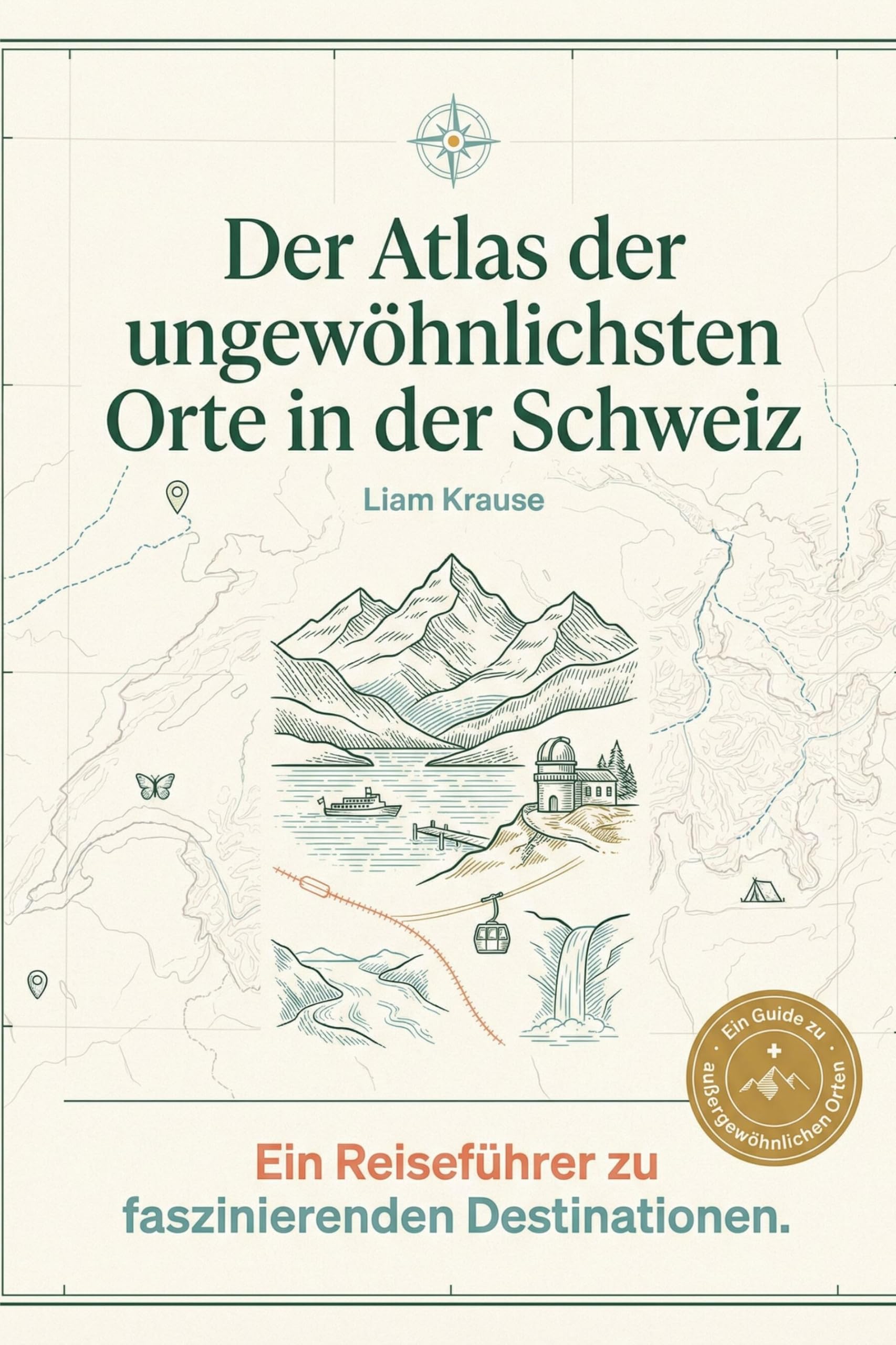 Der Atlas der ungewöhnlichsten Orte in der Schweiz: Ein Reiseführer zu faszinierenden Destinationen. Der ultimative Guide für Entdecker und Bergfreunde. Das perfekte Geschenk für Schweiz-Urlauber