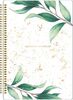 Notizblock Botanical, vegan: Notizbuch, Spiralblock, Bullet Journal mit Goldveredelung, 80 Blatt, vegan, TO-DO`s, A5, linert/dotted, inkl. farbigen Stickern - SchreibLiebe