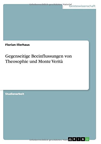 Gegenseitige Beeinflussungen von Theosophie und Monte Verità