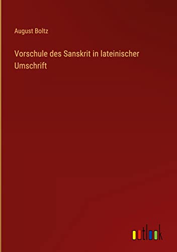 Vorschule des Sanskrit in lateinischer Umschrift