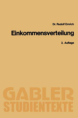 Theorie der Einkommensverteilung (Gabler-Studientexte)