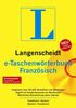 Langenscheidt e-Taschenwörterbuch Französisch 6.0