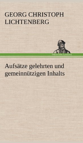 Aufsätze gelehrten und gemeinnützigen Inhalts