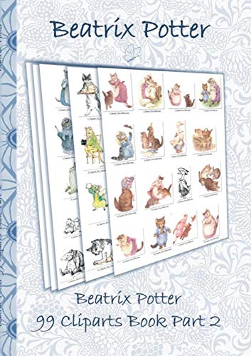 Potter, Elizabeth M. Beatrix Potter 99 Cliparts Book Part 2 ( Peter Rabbit ), Sticker, Icon, Clipart, Cliparts, Download, Internet, Dropbox, Original, Children's Books,