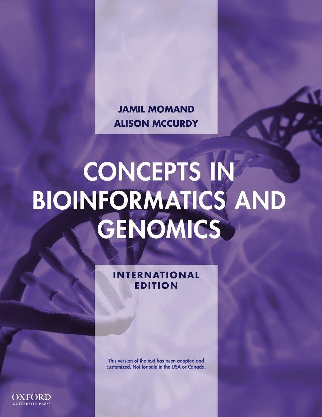 Concepts in Bioinformatics and Genomics