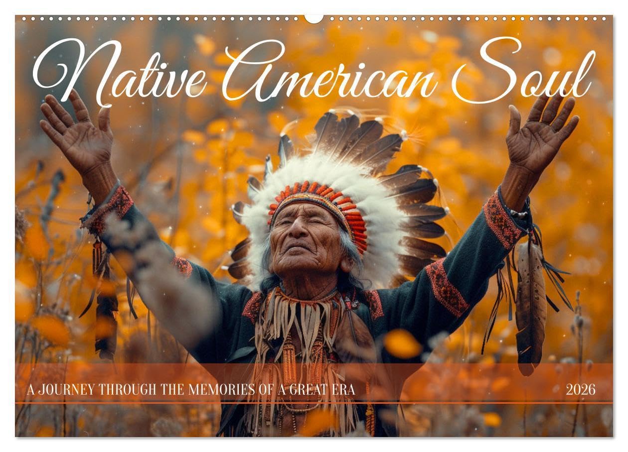 Native American Soul (Wall Calendar 2026 DIN A2 landscape), CALVENDO 12 Month Wall Calendar: Experience the timeless spirit of Native American life