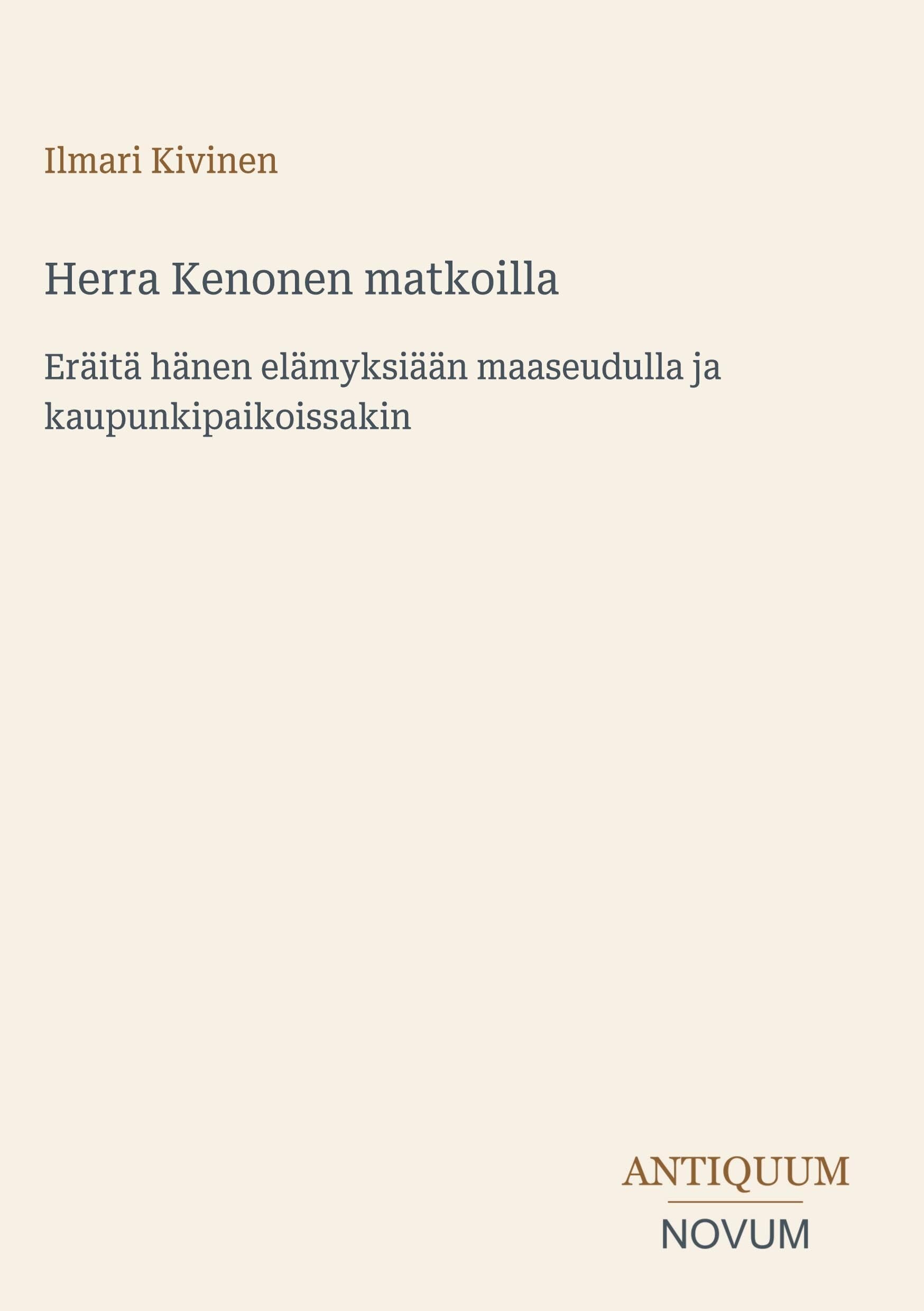 Herra Kenonen matkoilla