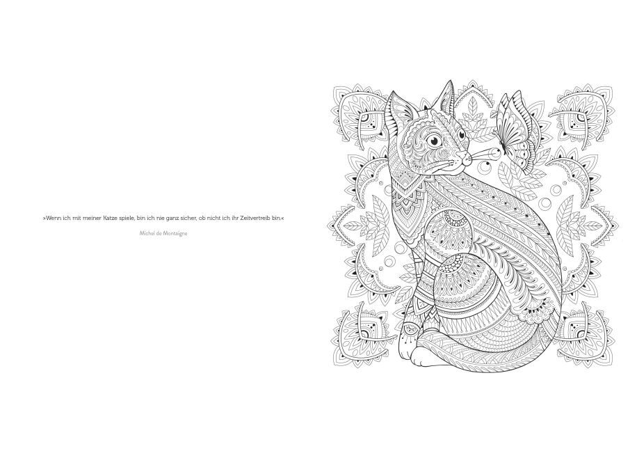Katzen-Mandalas - 28 Motive zum Entspannen und Wohlfühlen