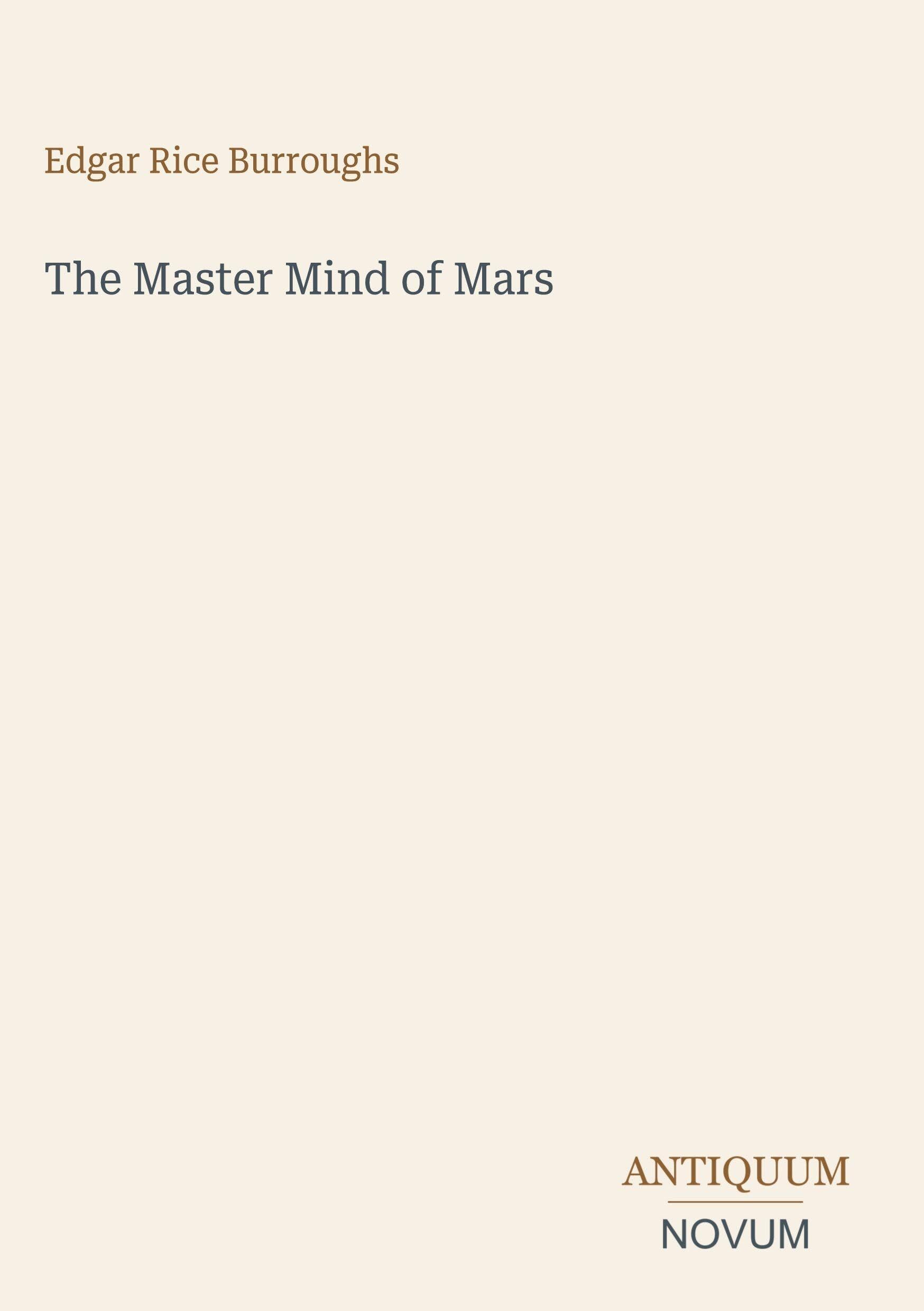 The Master Mind of Mars