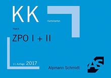 Karteikarten ZPO I + II: Erkenntnisverfahren, Vollstreckungsrecht