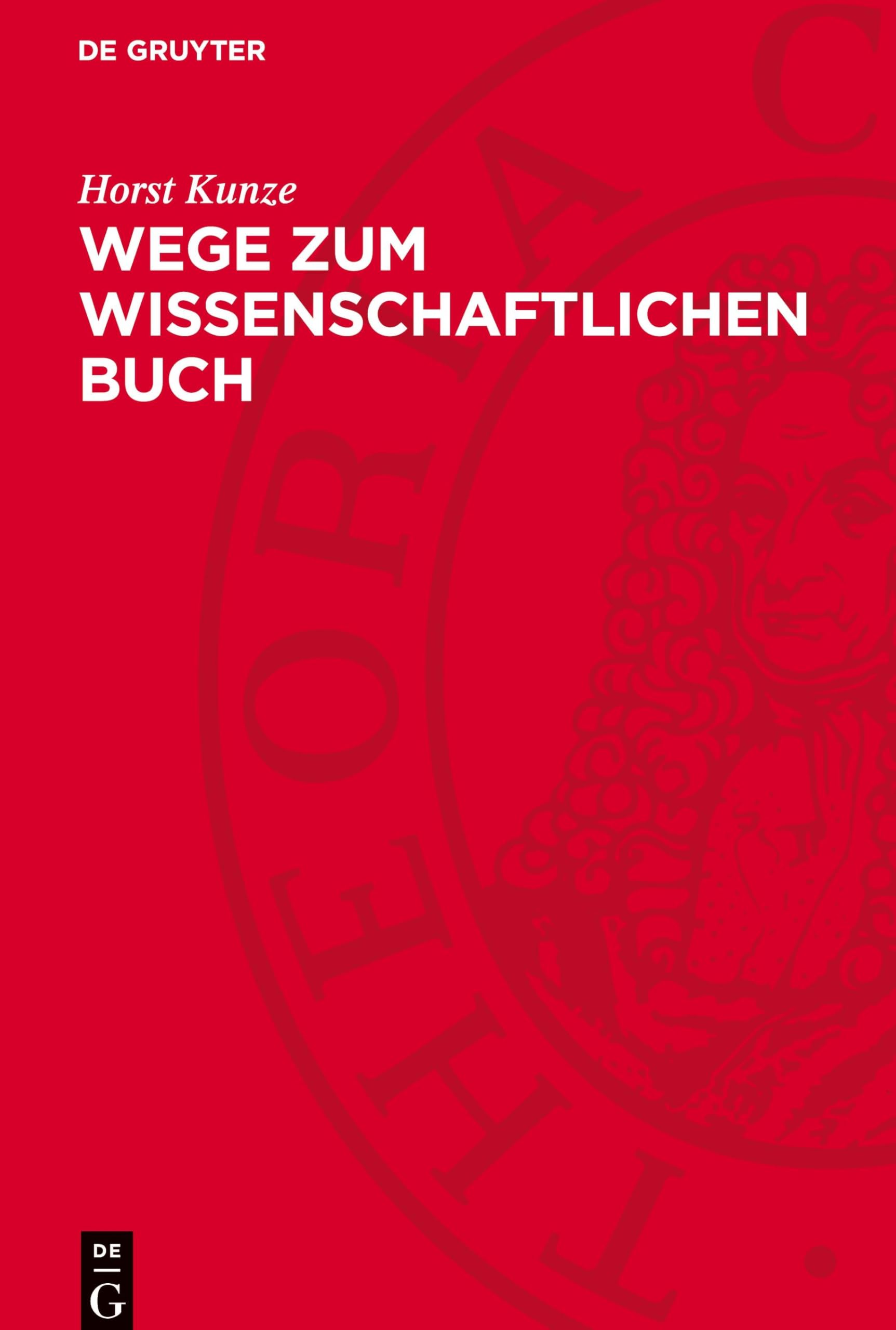 Wege zum wissenschaftlichen Buch: DE