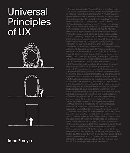 Irene Pereyra Universal Principles Of Ux, 100 Timeless Strategies To Create Positive Interactions Between People And Technology (4) (Rockport Universal, Band 4)