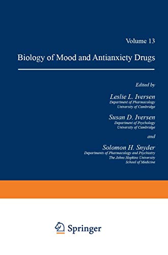 Handbook of Psychopharmacology: Volume 13 Biology Of Mood And Antianxiety Drugs