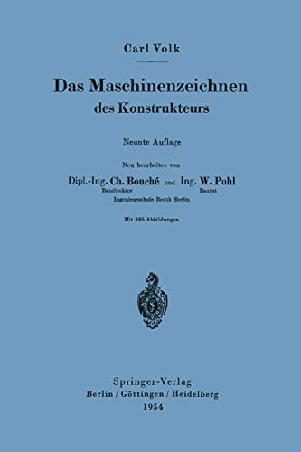 Das Maschinenzeichnen des Konstrukteurs