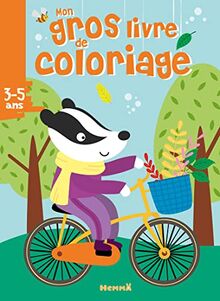 Mon gros livre de coloriage (Balade à vélo)