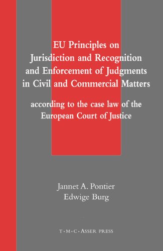 EU Principles on Jurisdiction and Recognition and Enforcement of Judgments in Civil and Commercial Matters: According to the Case Law of the European Court of Justice