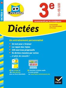 Dictées 3e, 14-15 ans