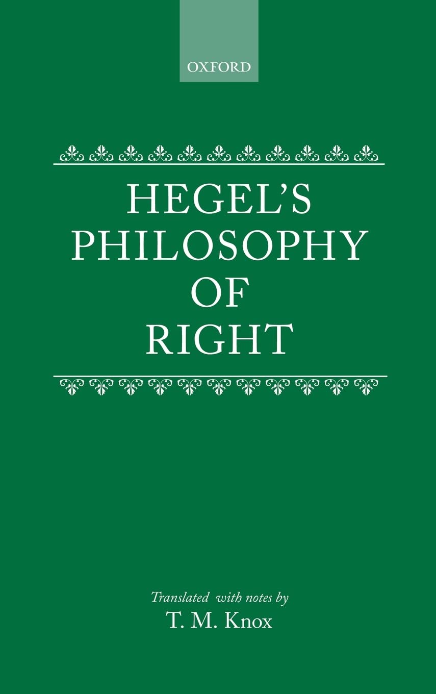 HEGEL: PHILOSOPHY OF RIGHT C
