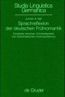 Sprachreflexion der deutschen Frühromantik: Konzepte zwischen Universalpoesie und Grammatischen Kosmopolitismus. Mit lexikographischem Anhang: ... (Studia Linguistica Germanica, Band 50)