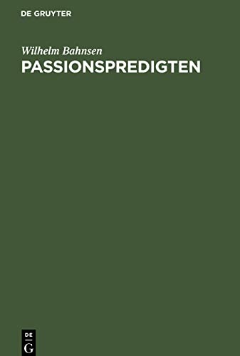 Passionspredigten