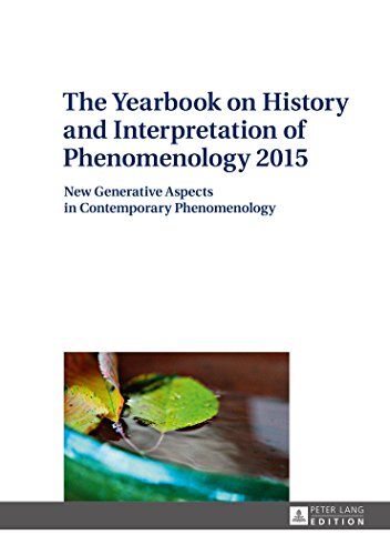 The Yearbook on History and Interpretation of Phenomenology 2015: New Generative Aspects in Contemporary Phenomenology