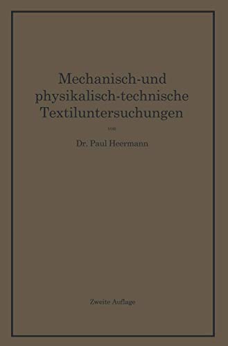 Mechanisch- und physikalisch-technische Textiluntersuchungen