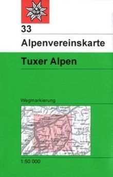 Alpenvereinskarten : Tuxer Alpen, Wegmarkierung | Buch | Zustand gut