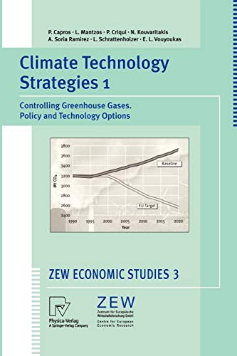 Climate Technology Strategies, Vol.1, Controlling Greenhouse Gases: Controlling Greenhouse Gases. Policy and Technology Options (ZEW Economic Studies, 3, Band 3)