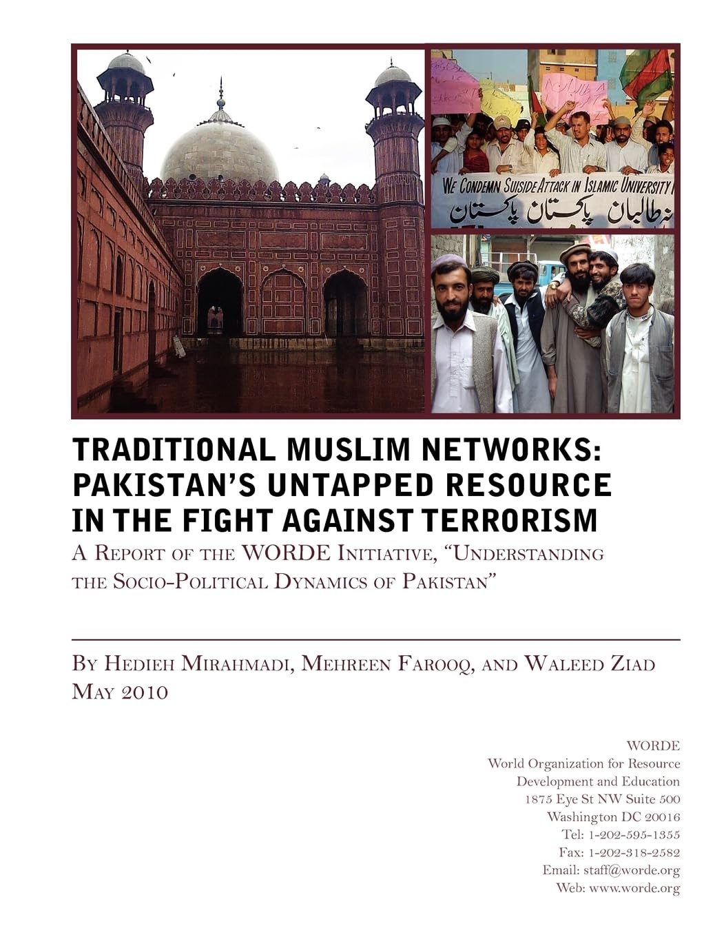 Hedieh Mirahamadi Traditional Muslims Networks, Pakistan's Untapped Resource In The Fight Against Terrorism