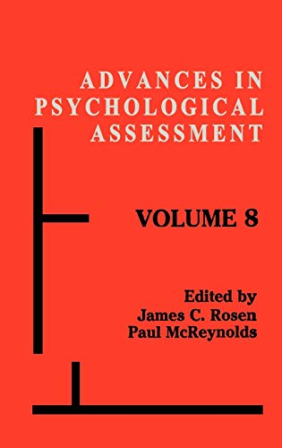 Advances in Psychological Assessment: Volume 8 (Advances in Psychological Assessment, 8, Band 8)