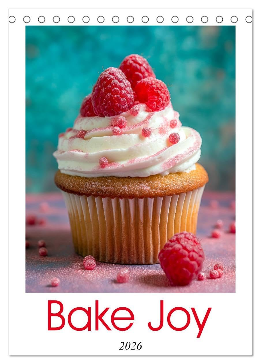 Bake Joy (Desk Calendar 2026 DIN A5 portrait), CALVENDO 12 Month DeskCalendar: Embark on a delightful journey through the enchanting world of Bake Joy ... in a plethora of irresistible flavors.