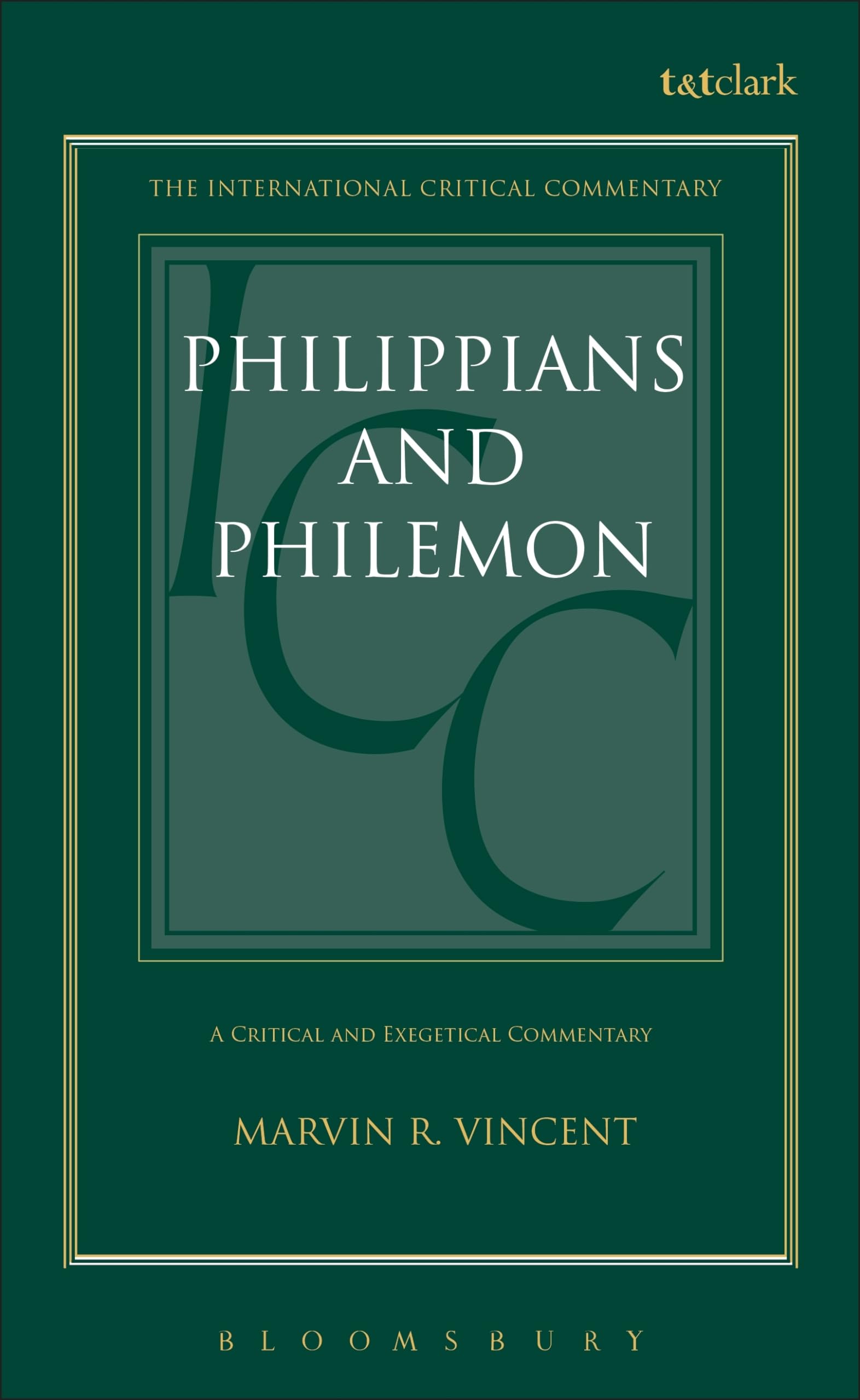 Philippians and Philemon (International Critical Commentary)