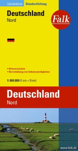 Falk Länderkarte Deutschland Nord 1:500 000 von artaus